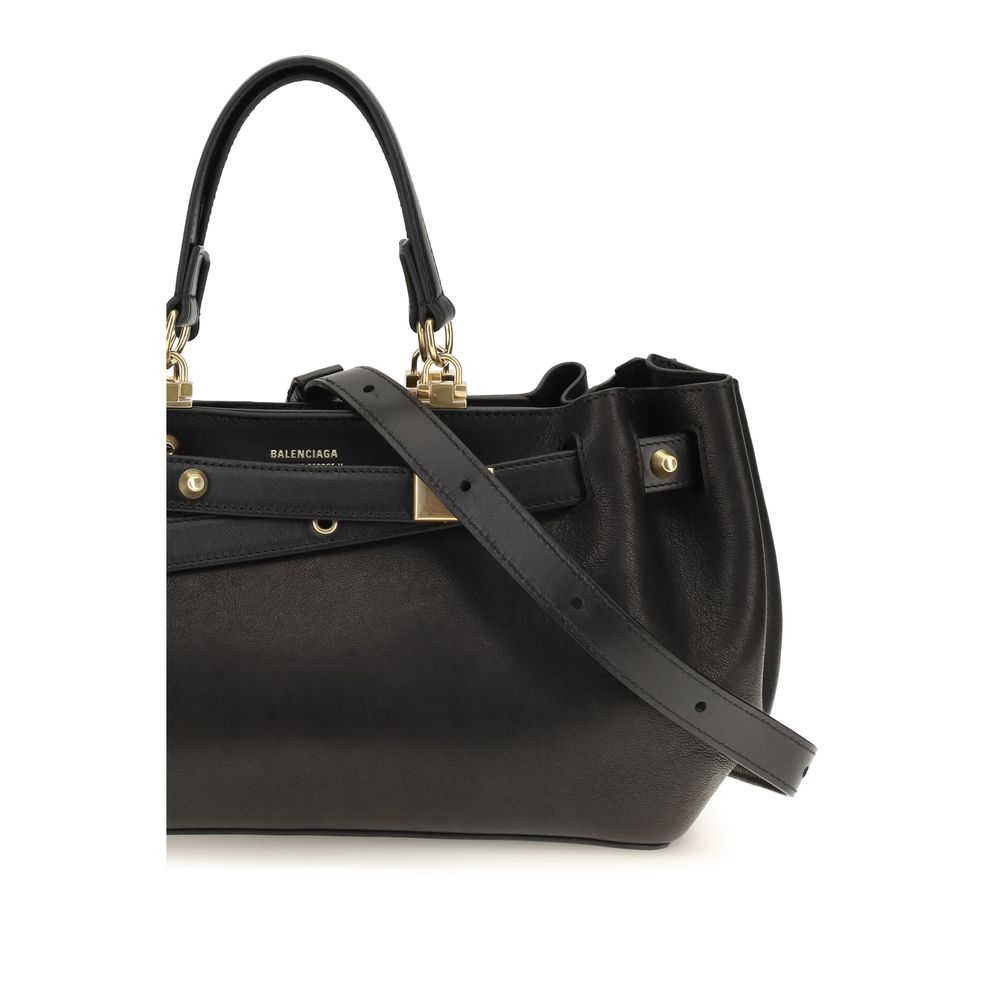 Balenciaga Black Lamb Ovis Aries Shoulder Bag