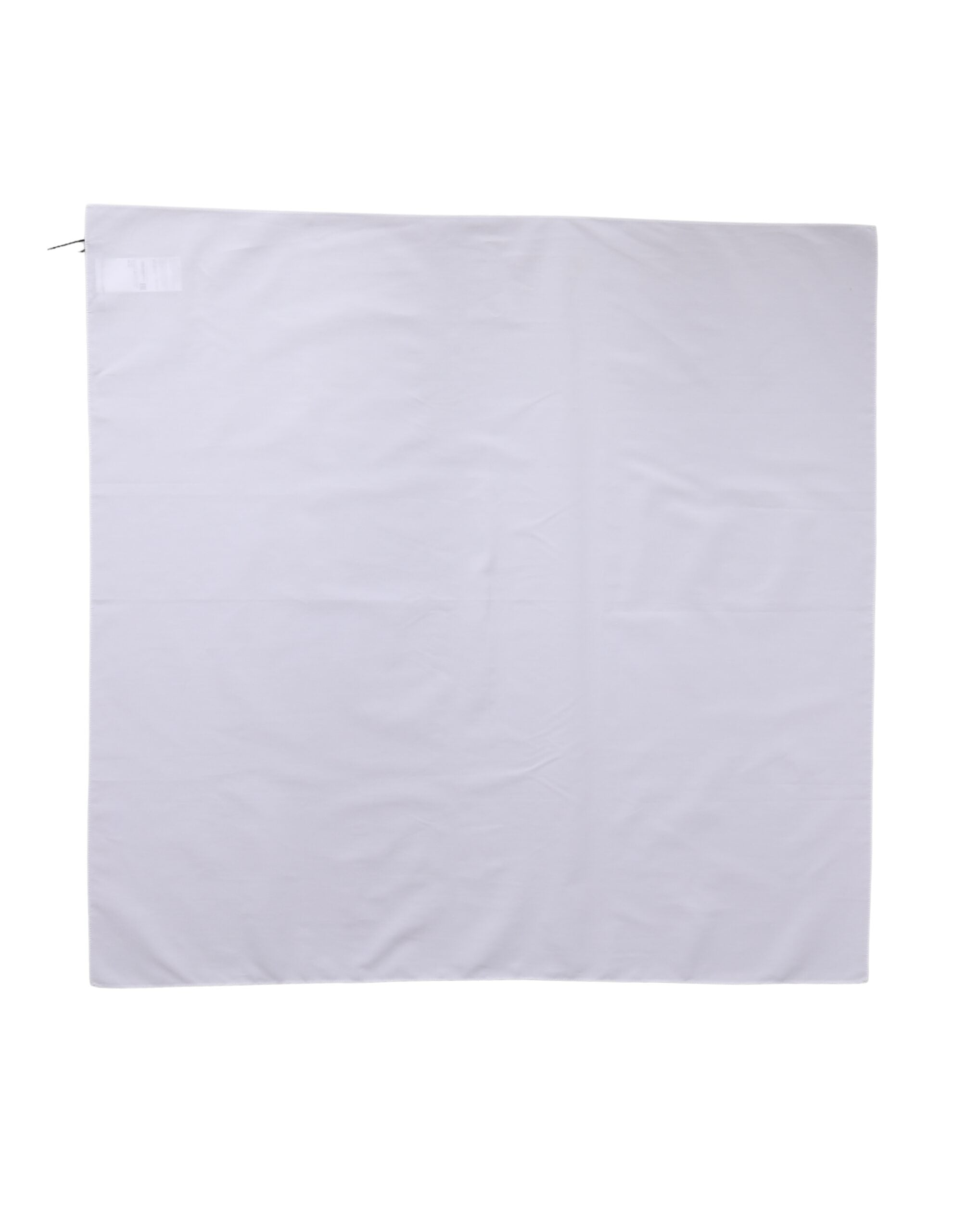 Dolce & Gabbana White Cotton Wrap Square Shawl Stole 71cm x 70cm  Scarf