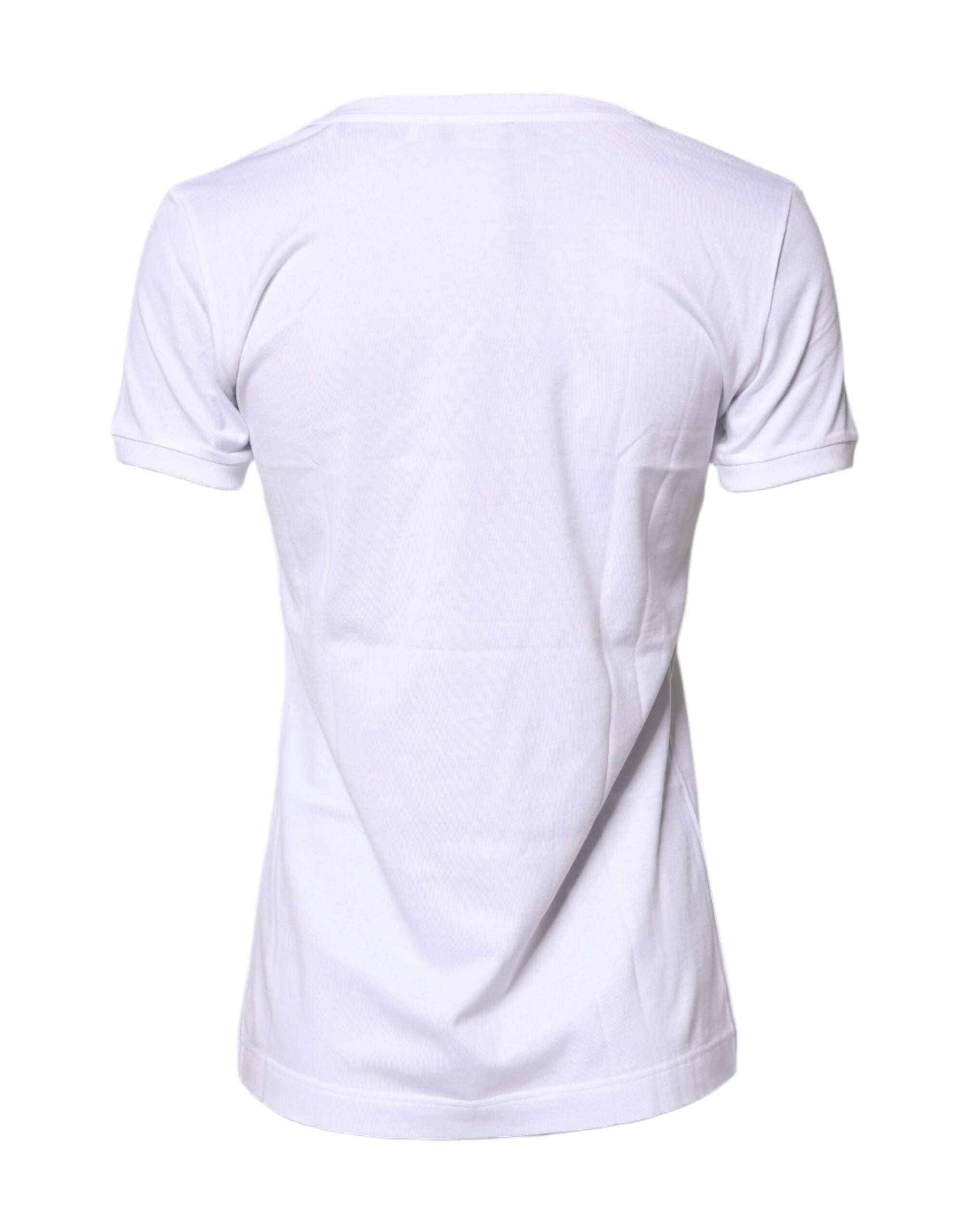 Dolce & Gabbana White #DGFamily Cotton Crew Neck T-shirt