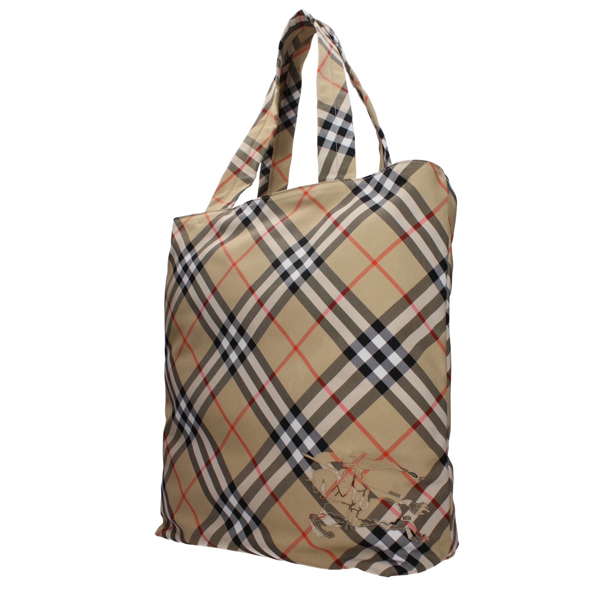 Burberry Beige Fabric Shoulder Bag