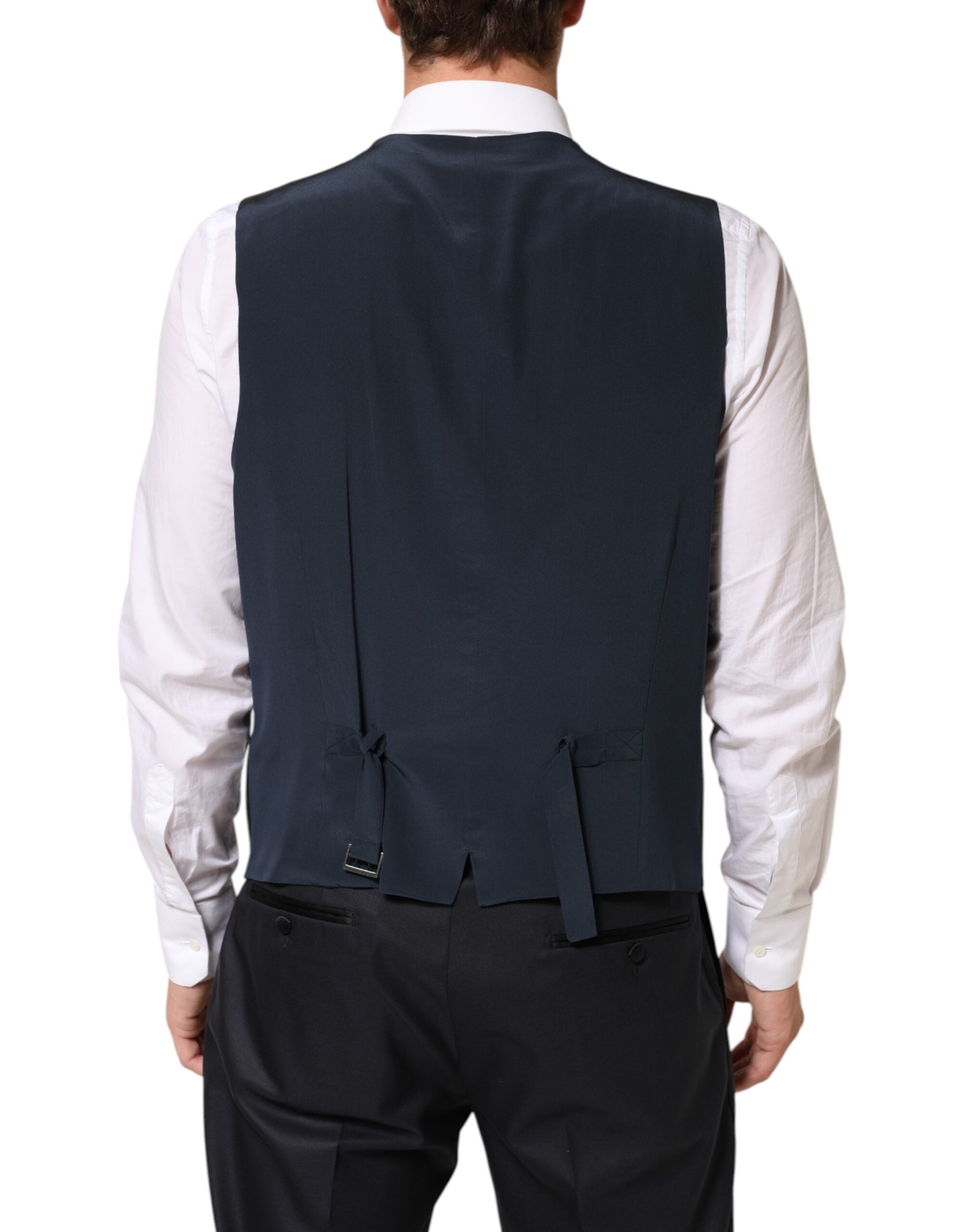 Dolce & Gabbana Black MARTINI 2 Buttons Suit 3 Piece Suit